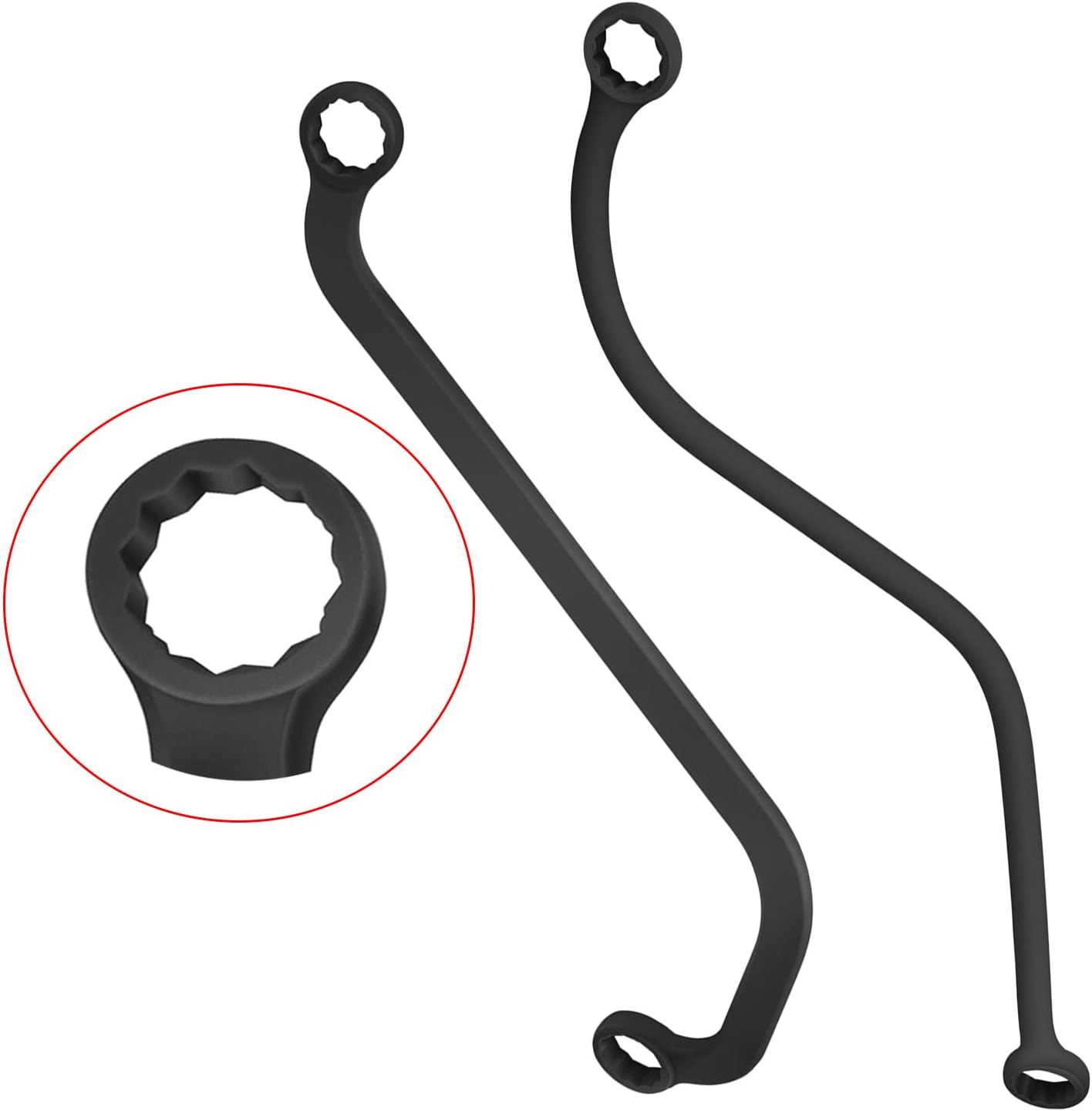 6087 Injection Pump Wrench Set for 1996-1999 GM Full Size 2WD/4WD Trucks Vans and Suburbans for 6.5L Diesel Engines, Loosen Tighten Injection Pump Retaining Bolts (2PCS)