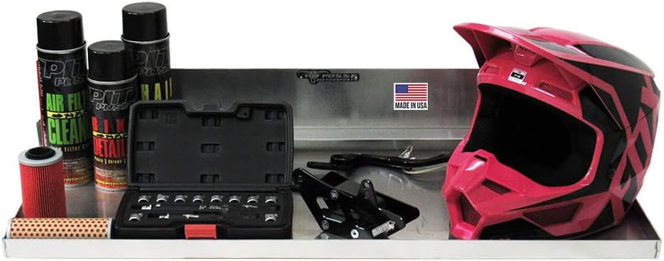 Pit Posse 610 Work Station Fold Down Flip Out Tray Shelf Cabinet 32