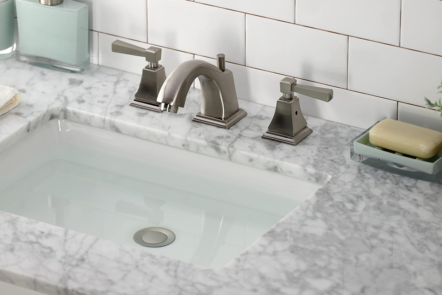 Kingston Brass FSC4688DL Concord Widespread Bathroom Faucet, 5-3/16