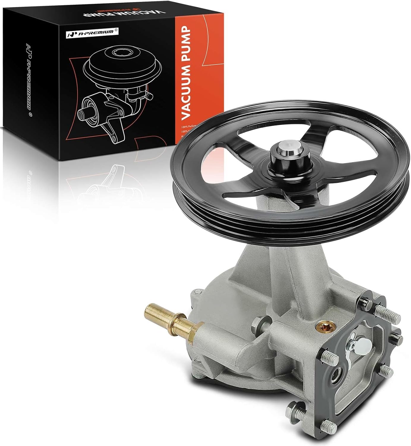 A-Premium Vacuum Pump Compatible with Chevrolet Silverado 1500/1500 LD, Tahoe, Suburban & GMC Sierra 1500/1500 Limited, Yukon, Yukon XL & Cadillac Escalade, Escalade ESV, 2014-2020, 4.3L 5.3L 6.2L