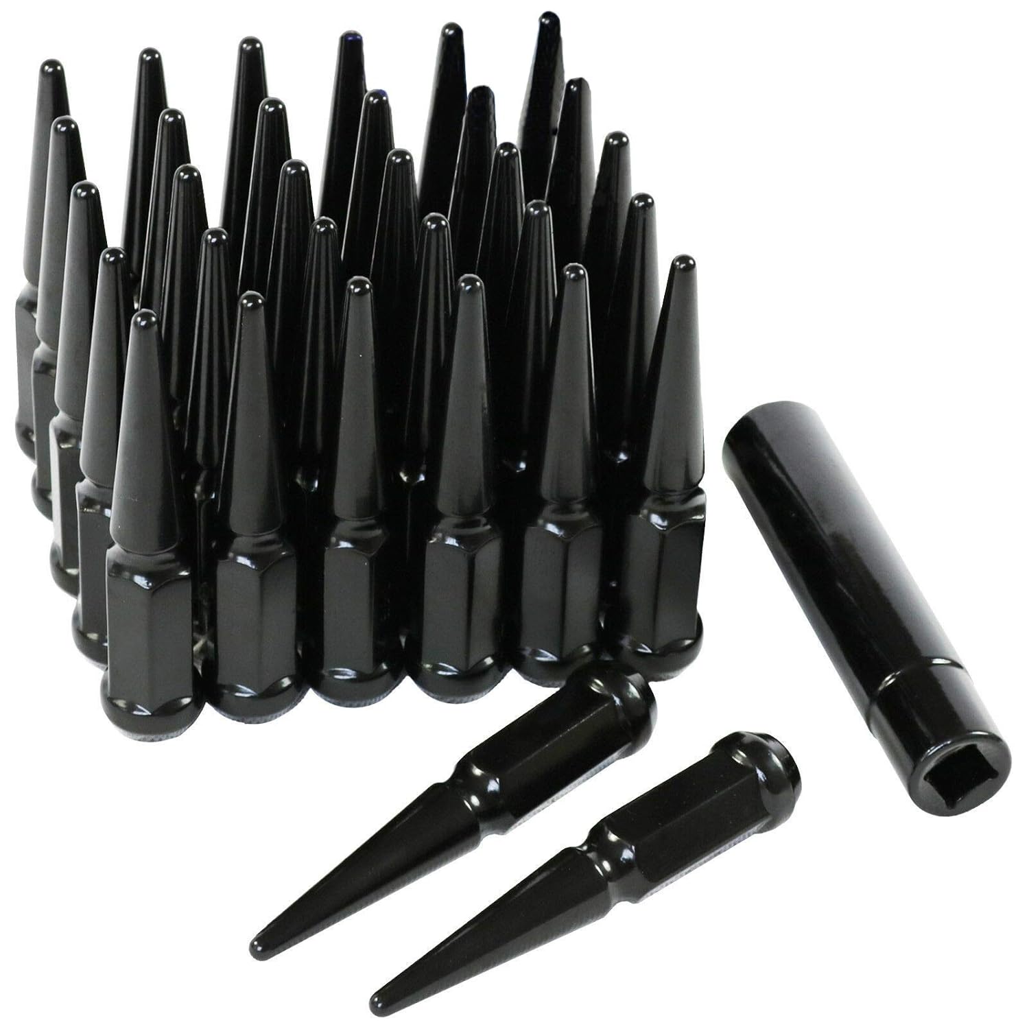 32 Pc Spike Lug Nuts M12x1.25 Thread 4.4