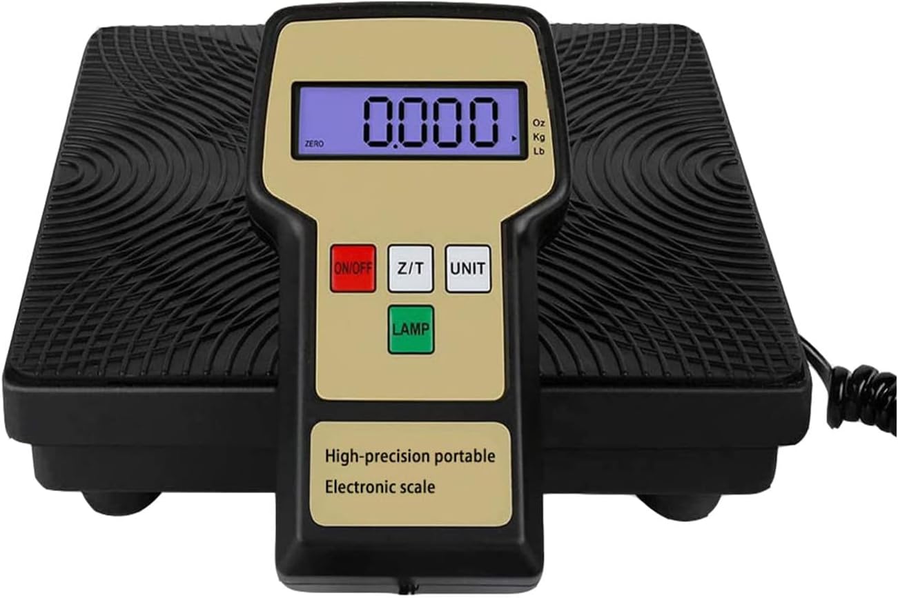HAVC Bluetooth Refrigerant Charging Scale for Freon Refrigerant Recovery Tank: 220LB high-Precision A/C Electronic Digital Refrigerant Scale with Bluetooth Function
