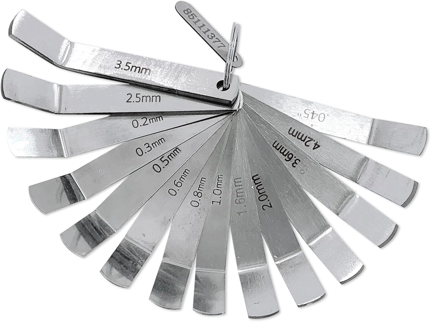 88880053 Feeler Gauge Jake Brake Tools Set Compatible with Volve Mack MP7 MP8 MP10 D12 D13 D16 Engines Intake and Exhaust Valve Adjustment Kit (14 PCs) 88880053 88880052 85111377