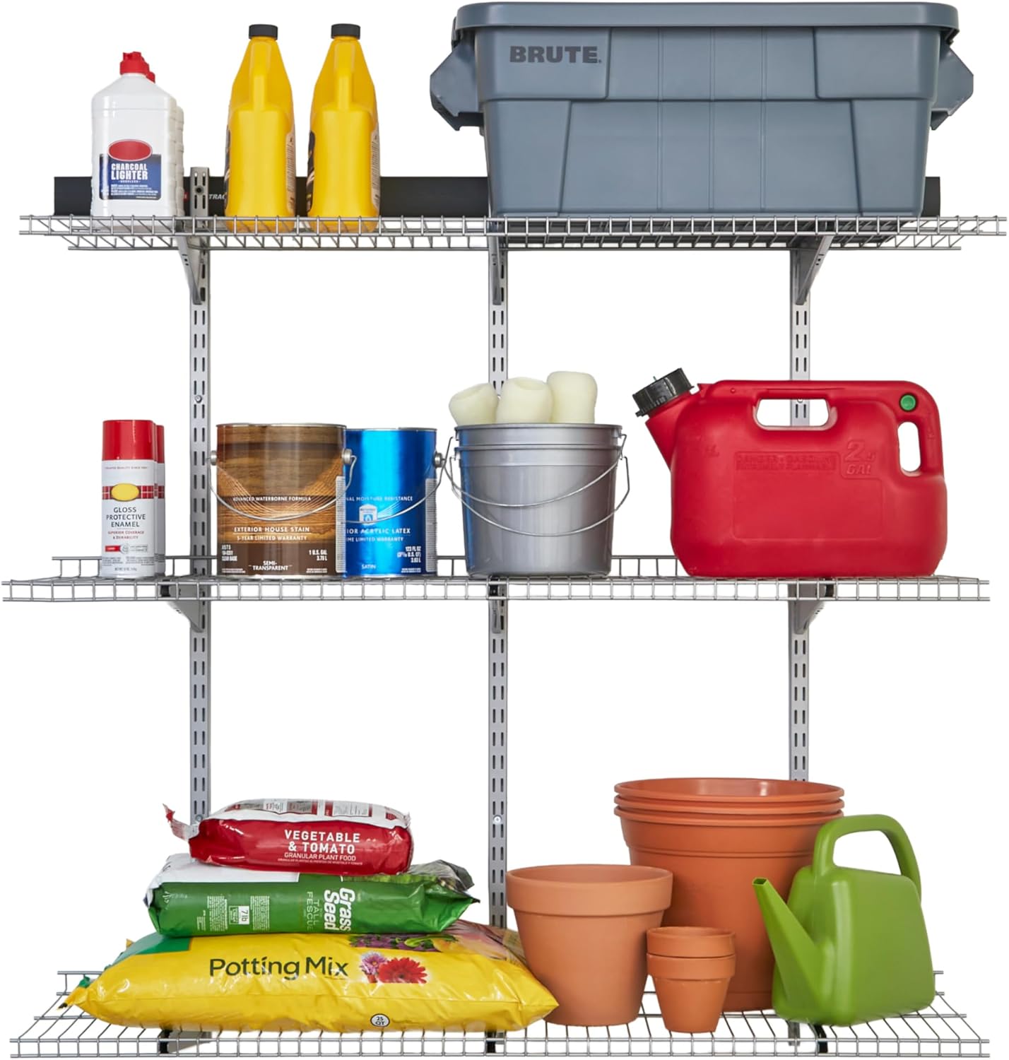 Rubbermaid Fasttrack Rail Storage 48