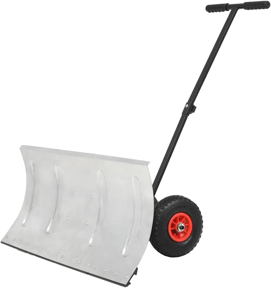 Generic Snow Plow Black and Red Galvanized Steel Blade and Steel Push,Home & Garden,Lawn & Garden,Snow Removal,Snow Shovels,Red,24.91 lbs,142915