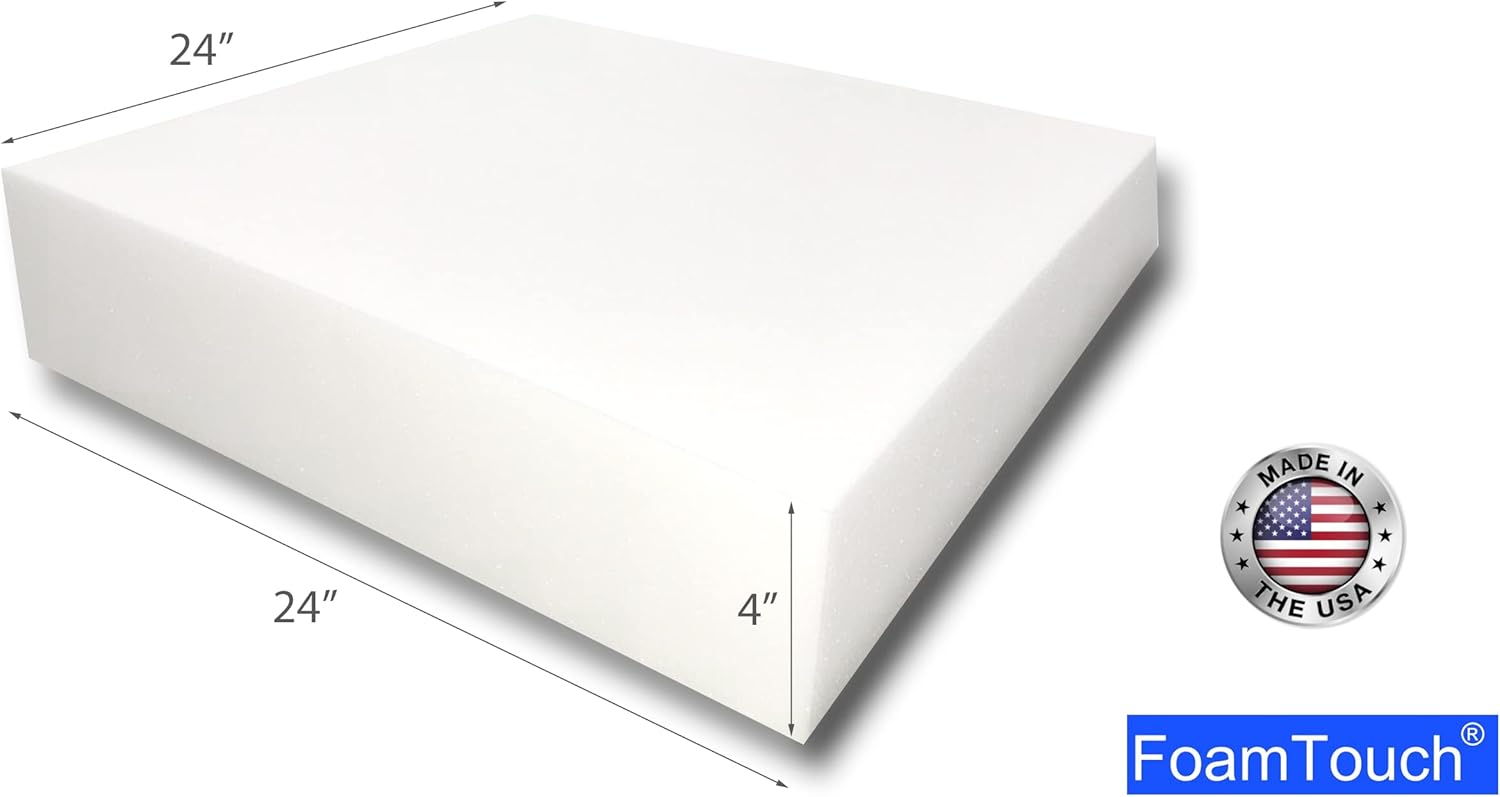 FoamTouch Upholstery Foam Cushion High Density (4pack) 4