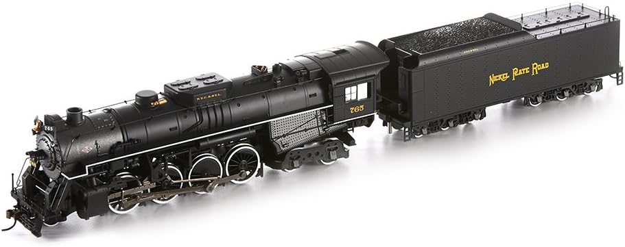 Bachmann 2-8-4 Berkshire Steam Locomotive & Tender -- DCC Sound Value Equipped NICKEL PLATE #765 - RAILFAN VERSION - HO Scale