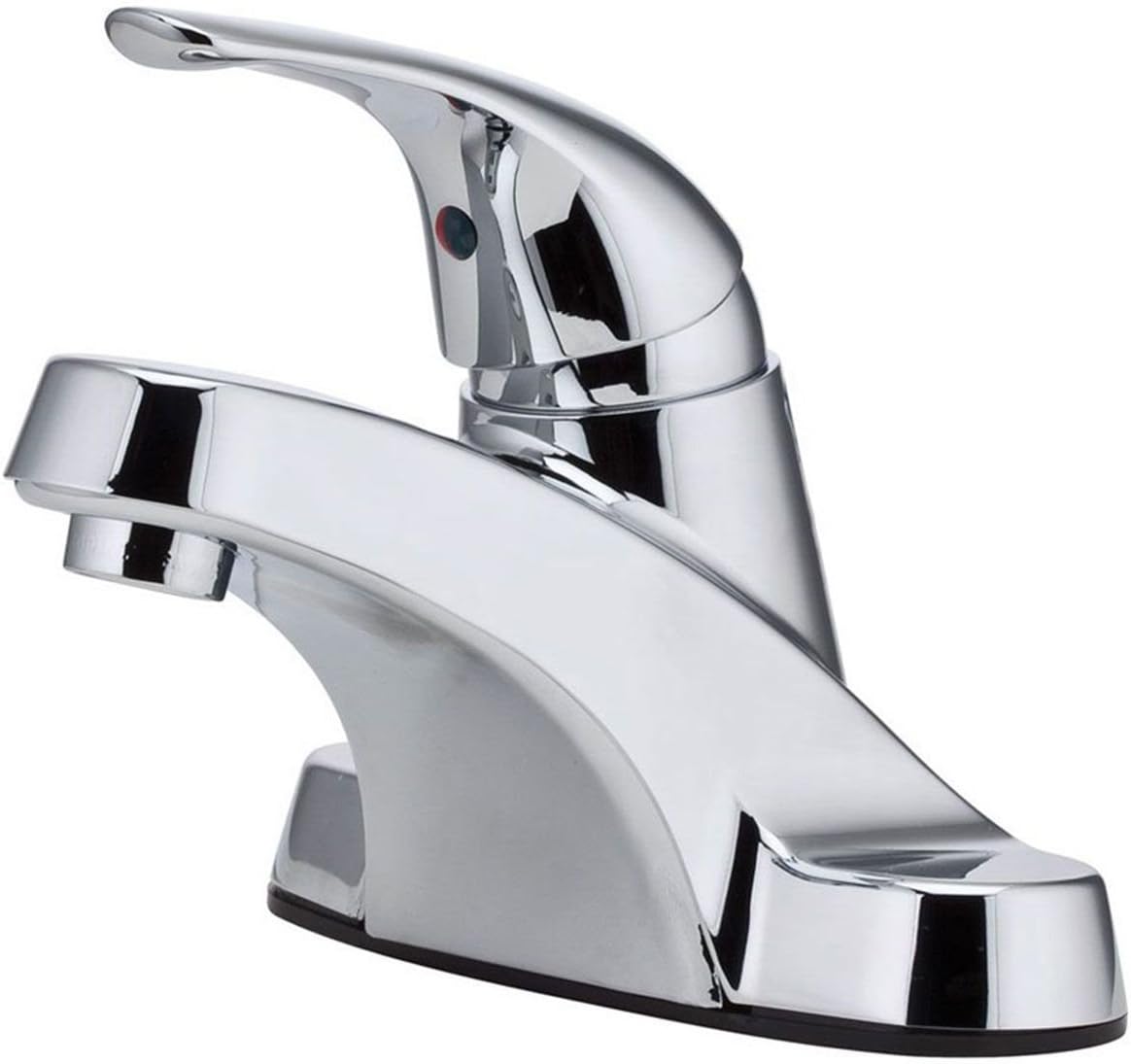 Pfister LJ142800C Pfirst Series Single Control Centerset Bathroom Faucet in Polished Chrome
