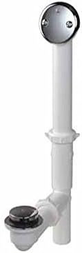 Plumb Pak Foot Lok Stop Bath Drain White