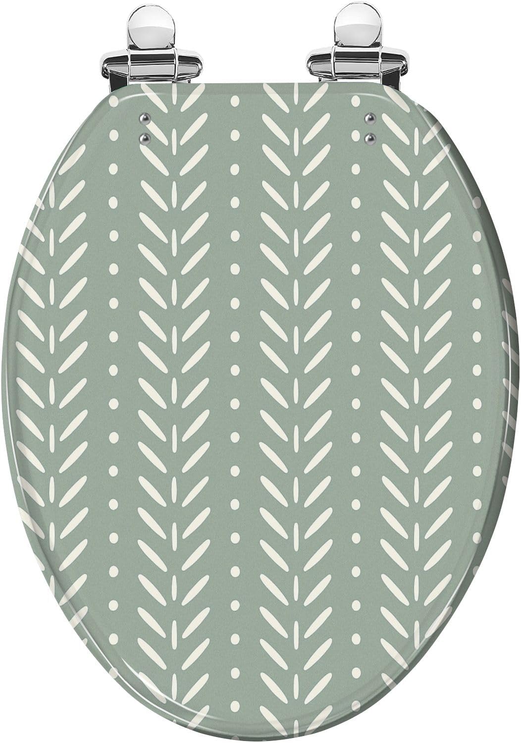 Elongated Toilet Seat Marble Blue Water Color Gold Marble Luxury Ink Marble Green Ink Paint Resin Toilet Seat Slow Quiet Close Lid with Quick-Release Hinges Cover Bumpers Easy to Clean Install