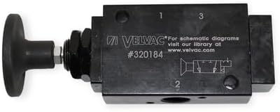 Velvac 3 Way Valve Push/Pull,Air Pil.Reset - 320184