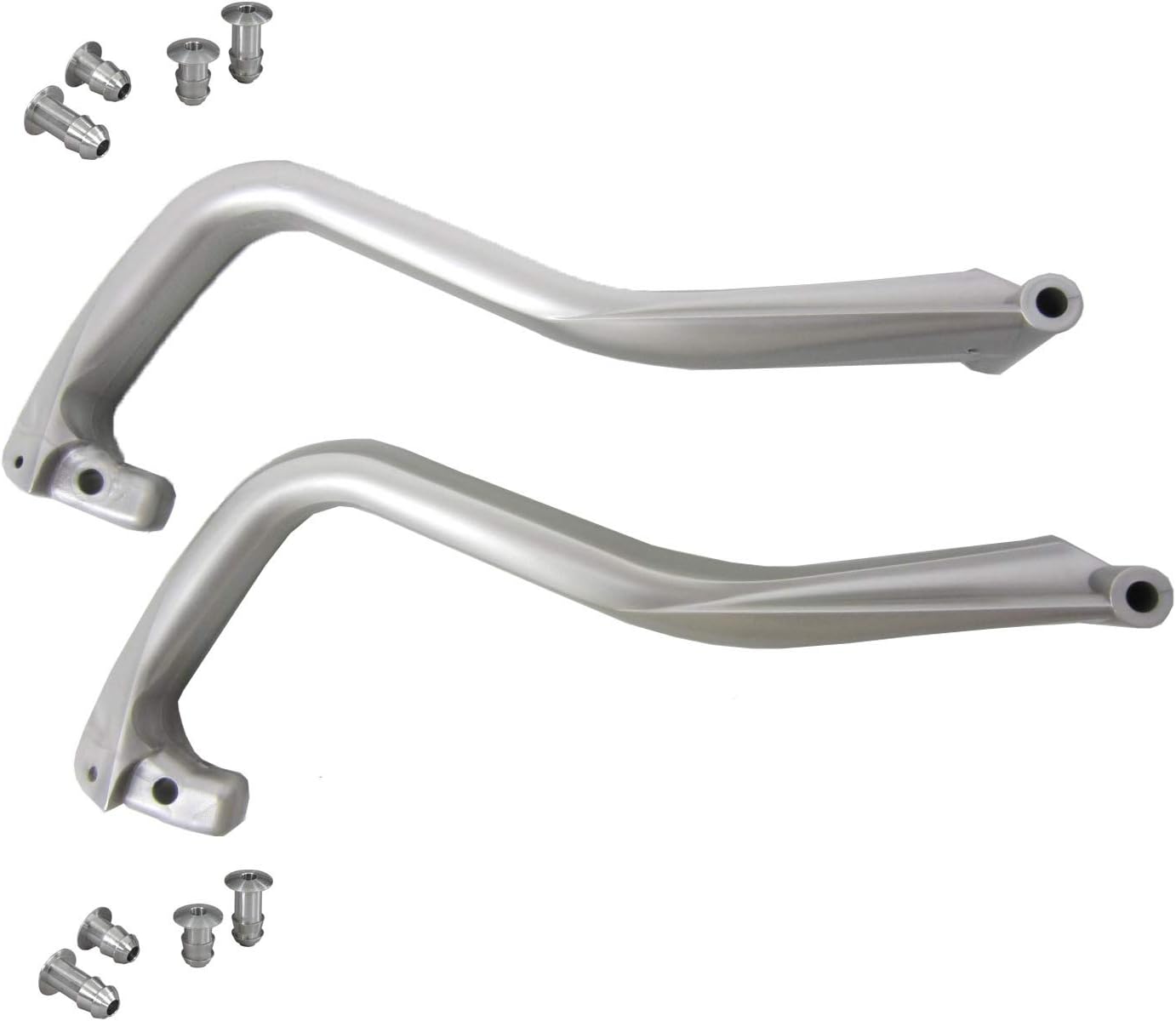 Ski-Doo Handle Loop Toe-Flex Pilot Plastic FULL MOON Pair AND Rivet Hardware Kit