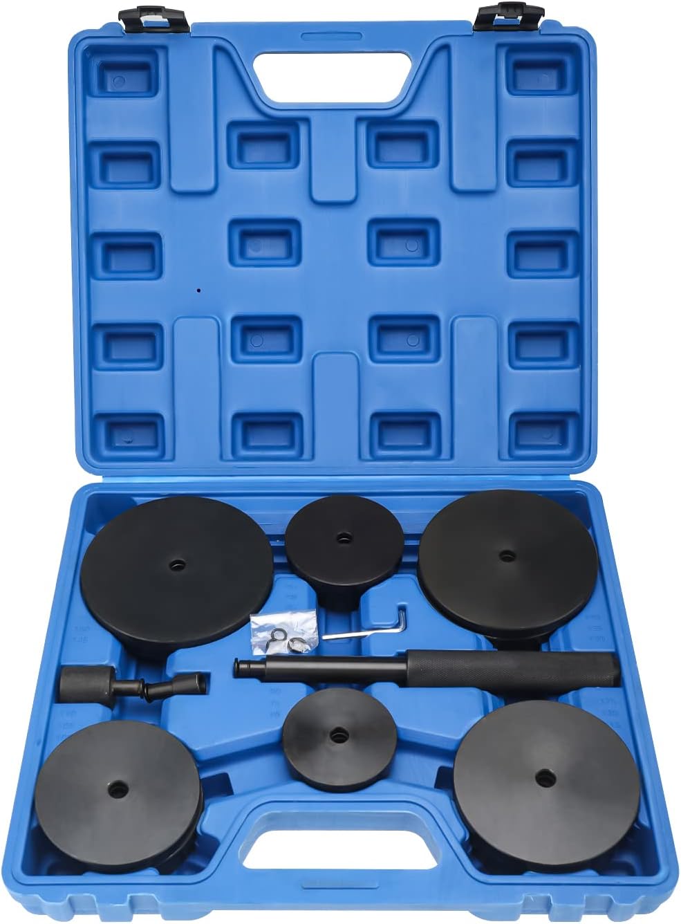 21 pcs Bushing Removal Tool, Bearing and Seal Driver Set 70mm - 150mm Discs Extra Large