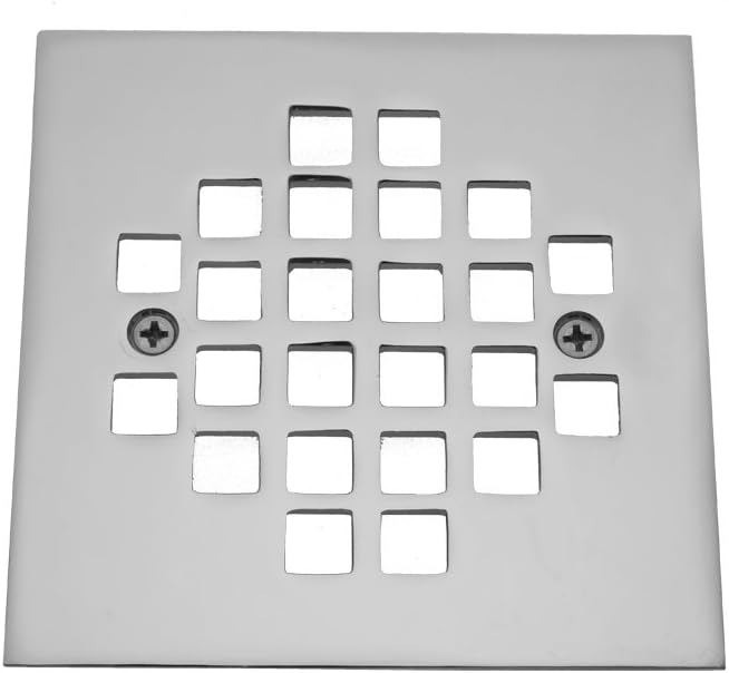 Jaclo 6264-PB Shower Square Drain, 4-1/4