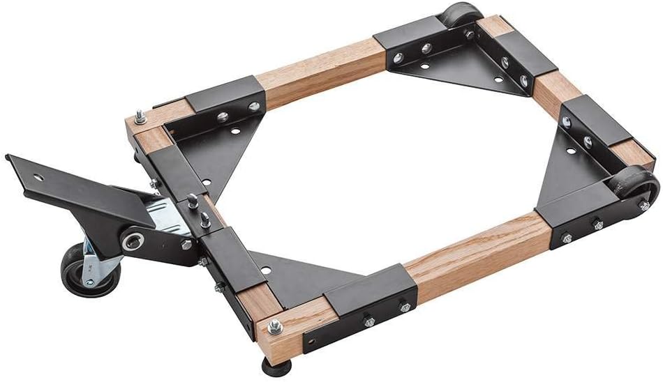 Rockler Power Tools Mobile Base Hardware - Build a Base of any Size – Mobile Power Tool Bases - Triple Design Portable Table Saw Mobile Base Hardware for Easy Maneuverability
