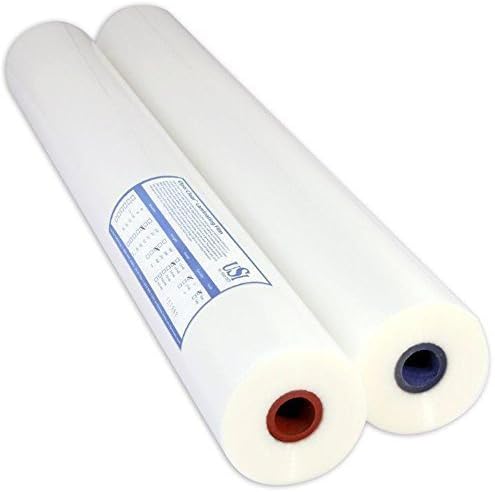 USI Premium Thermal Low-Temp EVA Roll Laminating Film, 1 Inch Core, 3 Mil, 12 Inches x 250 Feet, Clear, Matte Finish, 2-Pack