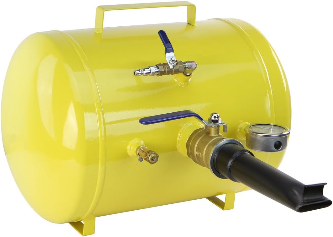XtremepowerUS 5 Gallon Bead Seater Air Tire Seating Blaster Inflator ATV Tractor Car Truck 145PSI 5-Gallons Capacity Heavy Duty