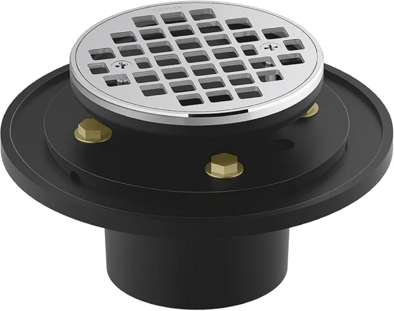 KOHLER K-22671-CP Round Design Tile-In Shower Drain