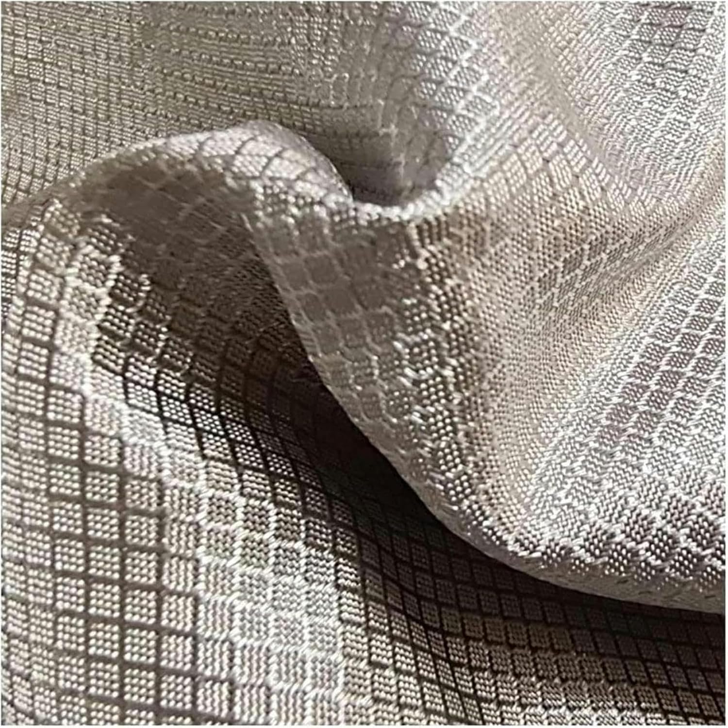 Silver Fiber Fabric and EMF Shielding Fiber, EMF/RFID/EMI/RF Blocking 5g Anti-Radiation Fabric for Radiation Proof Clothing~/