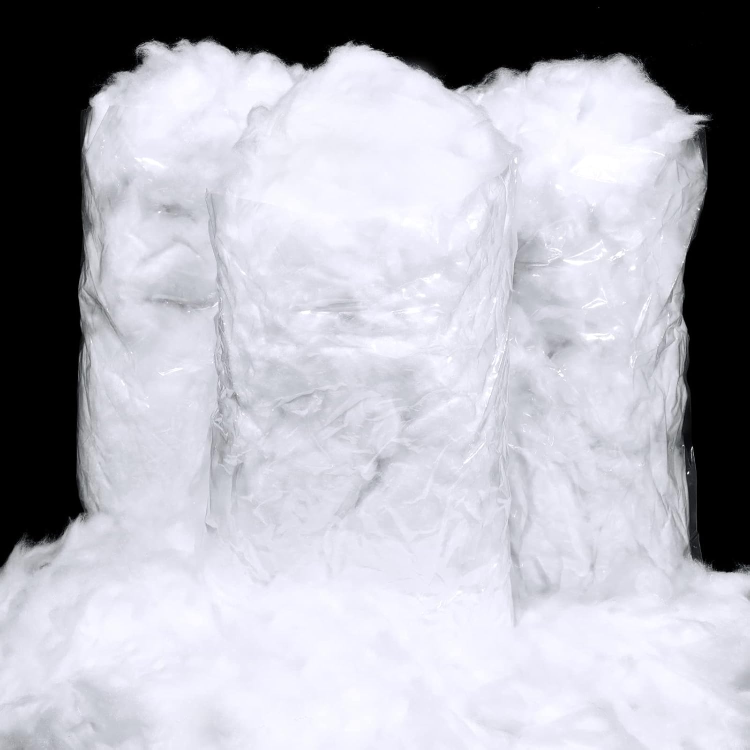 Remagr Polyester Fiber Filling Stuffing Fake Snow Fluff Bulk Fake Clouds for Pillow Cotton Craft Snow Party Decoration Home Animal Cushion Stuffing(6 Kg)