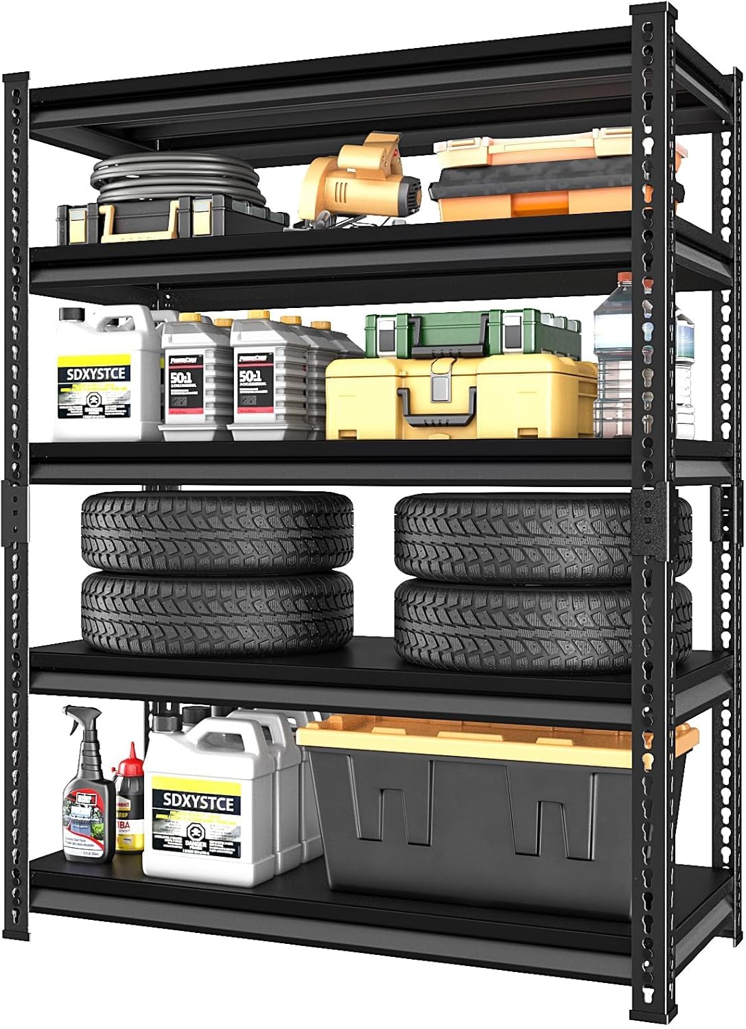Garage Shelving Heavy Duty 2500LBS Loads, 48
