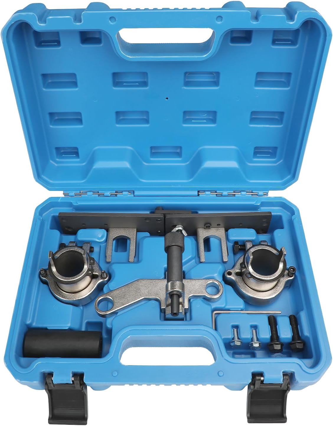 Timing Tool kit Camshaft Aligning Flywheel Locking Crankshaft Pulley Holding Tool compatible with GM Onix /Tracker /Chevrolet 1.0 12V 3 cylinders 1.2 12V Ecotec Engine replace CR490 with 22mm Socket