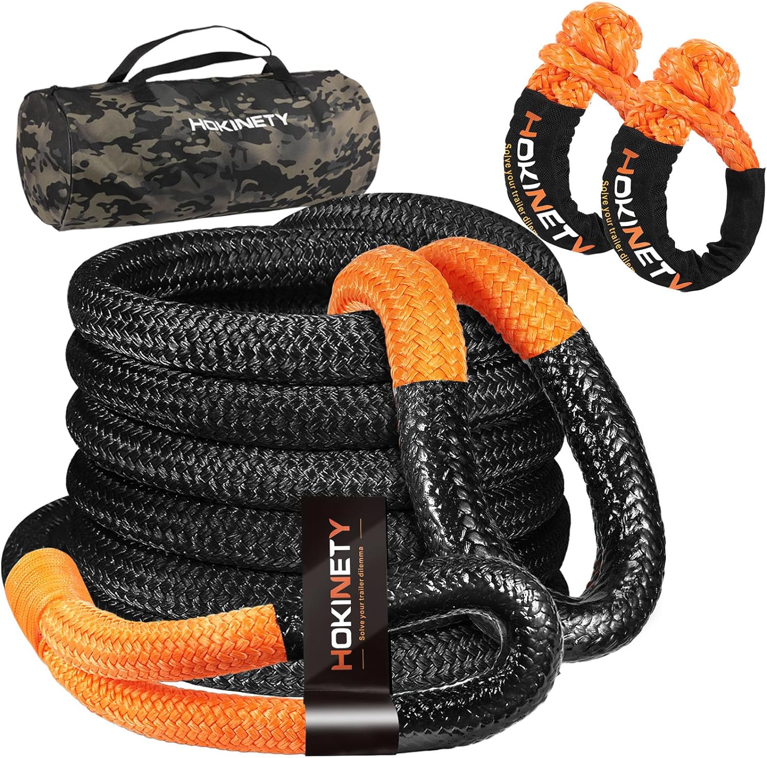 Kinetic Recovery Tow Rope: 1-1/8