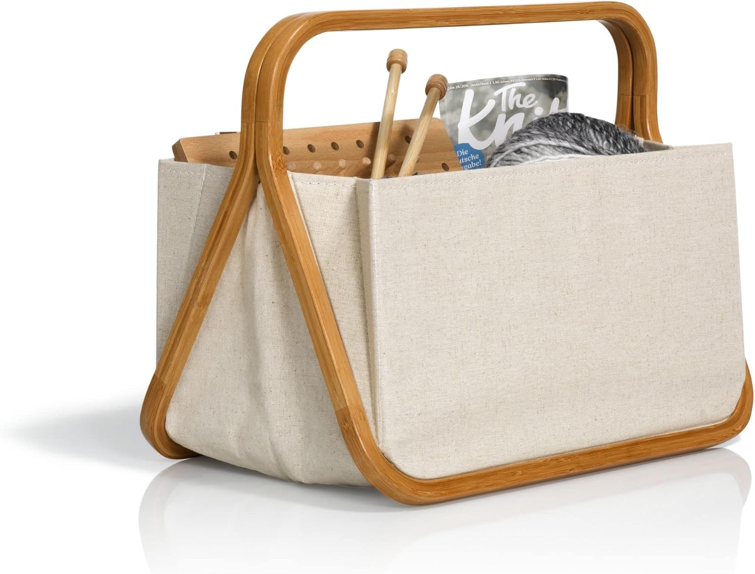 Prym Fold & Store Basket, Gray