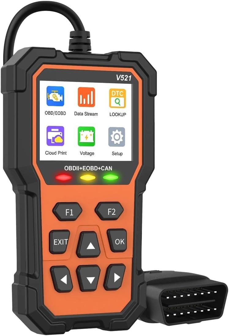 Car Diagnostic Tool, V521 OBD2 Diagnostic Scanner Tools Automotive Professional Code Reader Data Clear Engine Fault Code Professional Mode