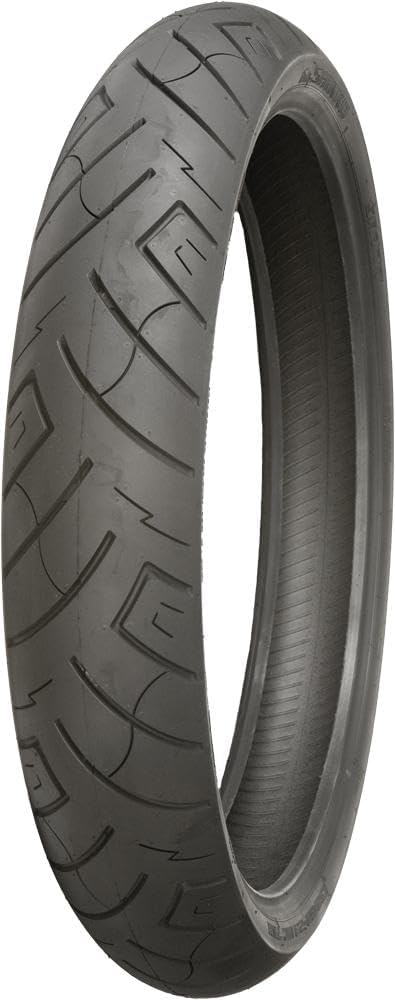 Shinko SR777 HD Black Wall Bias Front Tire - 120/70-21 68V