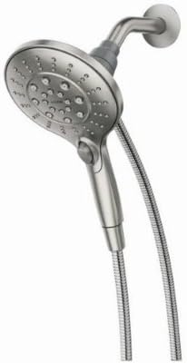Moen Engage Brushed 6 settings Handheld Showerhead 2 gpm