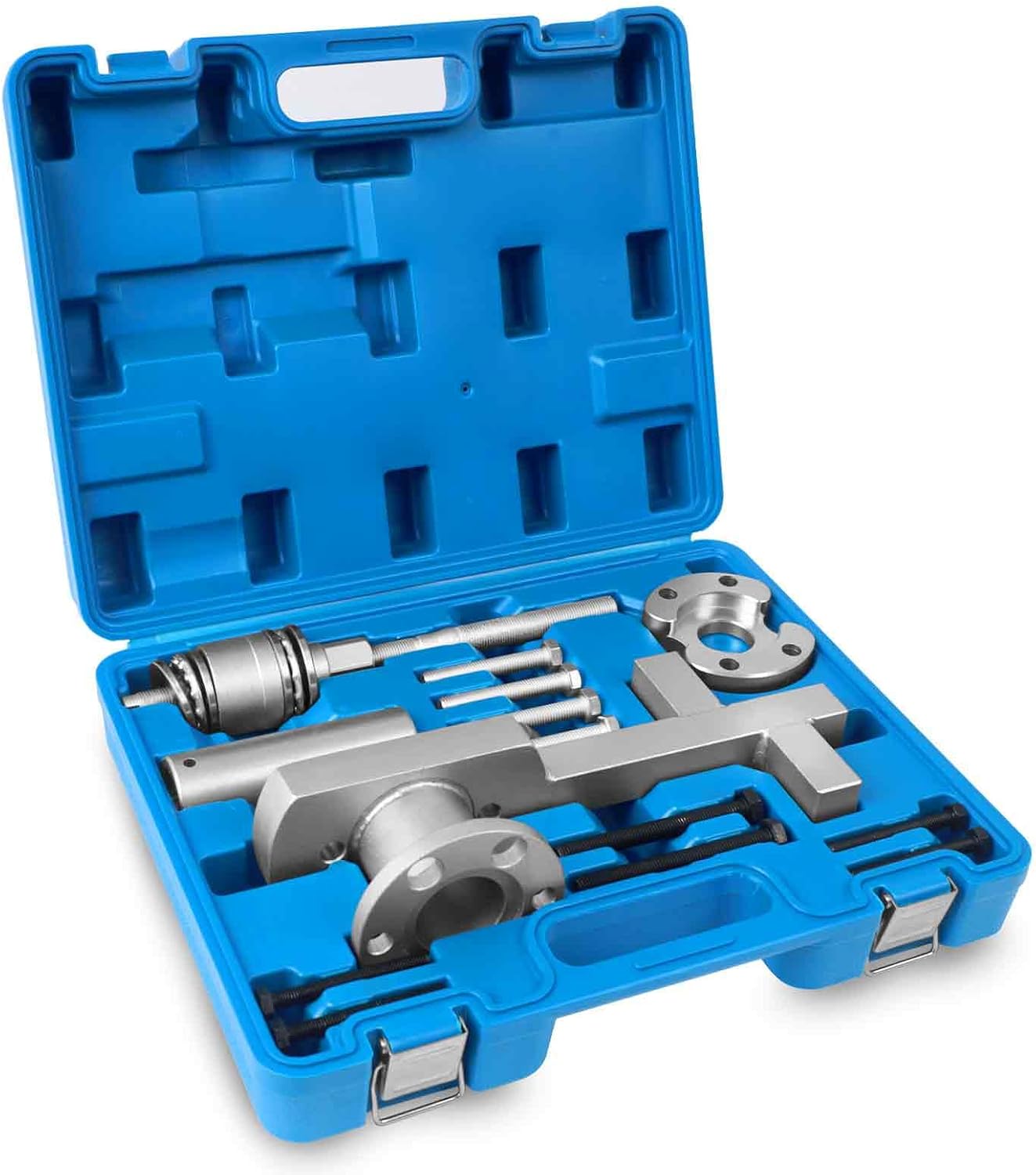 Crankshaft Pulley Removal Tool Kit Fit for 2009-2018 Jaguar Land Rover 3.0L V6/5.0L V8, Replaces 303-1437 303-1438 303-1439 303-1440 303-1441