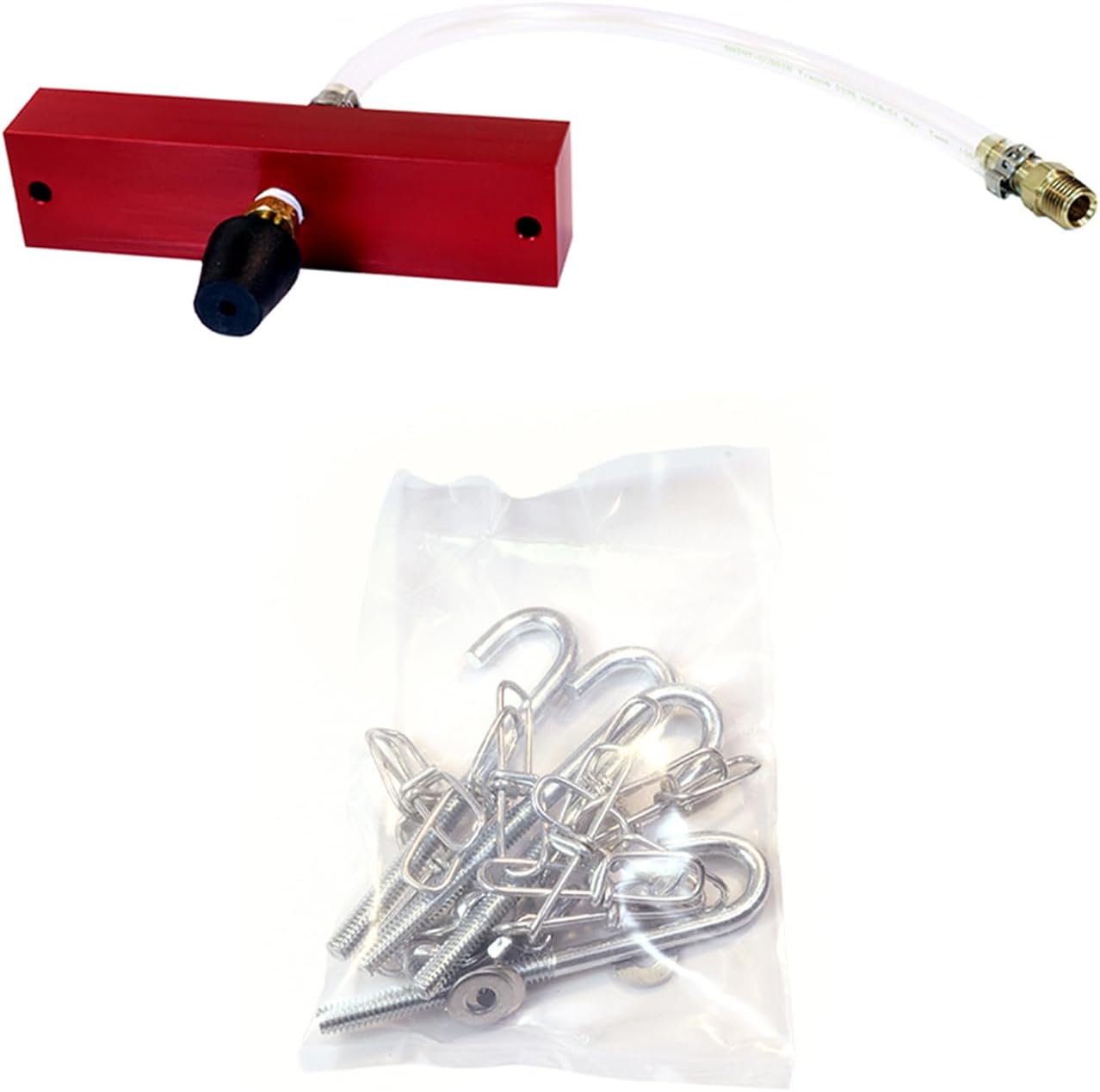 Motive Products 0130 Boat Trailer Power Bleeder 2-Quart Tank with Hose and Press-Fit Style Adapter, Compatible with Dexter, Triton, and Others