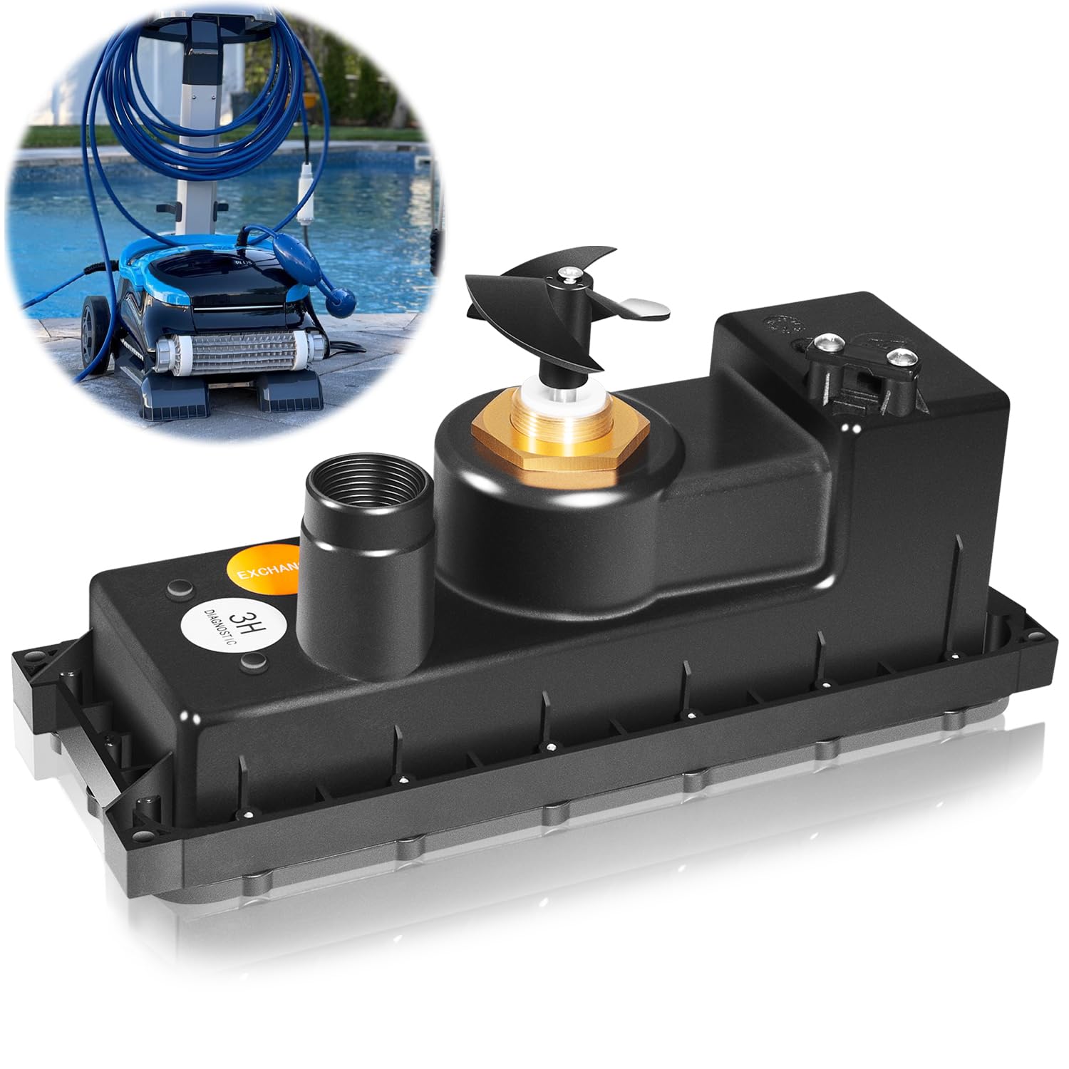 Motor Assembly for Dolphin Robotic Pool Cleaners, 9995372RD-EX