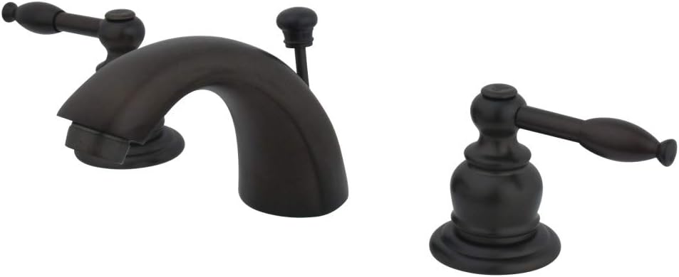 Kingston Brass KB952KL Knight Mini-Widespread Bathroom Faucet, 4.5 x 3.5 x 2.06, Polished Brass