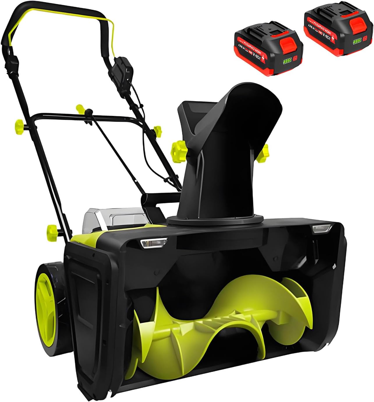 BANGBANGJI Electric Snow Blower Pro, Cordless Snow Shovel 3500 W Brushless Motor, 40V Lithium Battery, 20