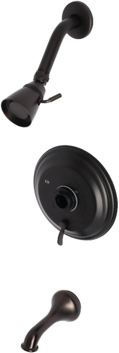 Kingston Brass KB36350TLH Tub and Shower Faucet Trim Only Without Handle, 7.5 x 7.5 x 7.13, Oil Rubbed Bronze