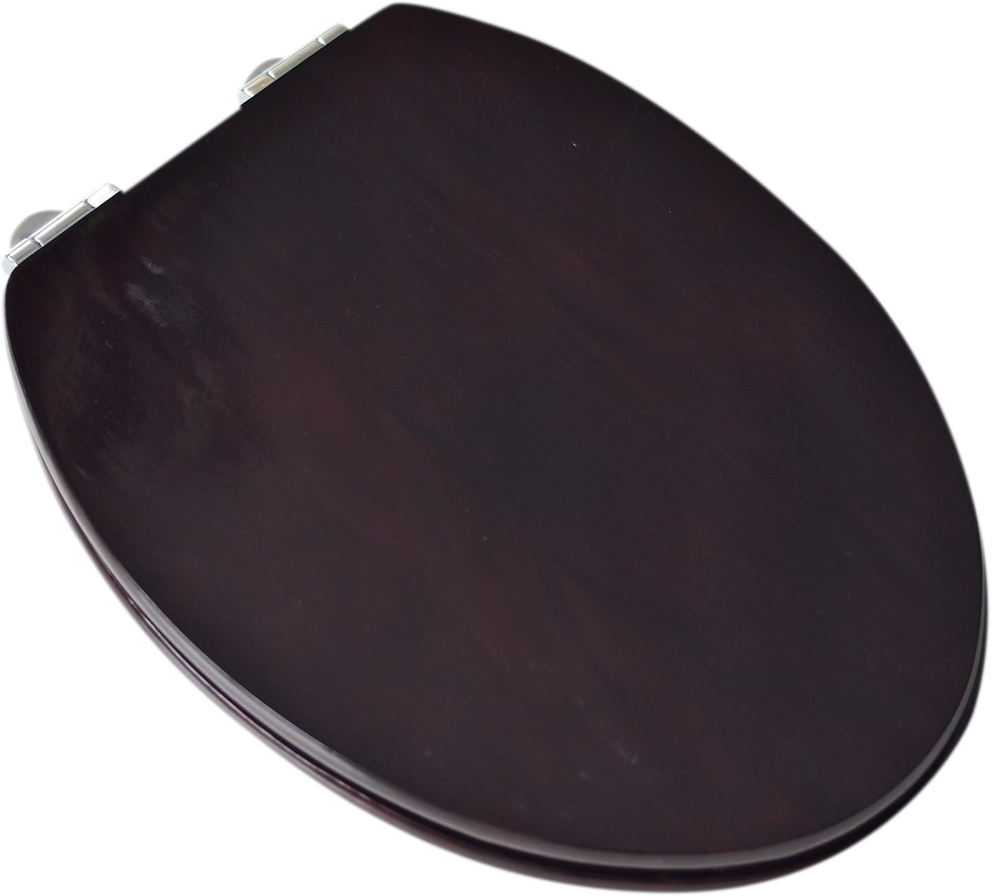 5F1R3-16CH Deluxe Wood Toilet Seat, Stained Mahogany