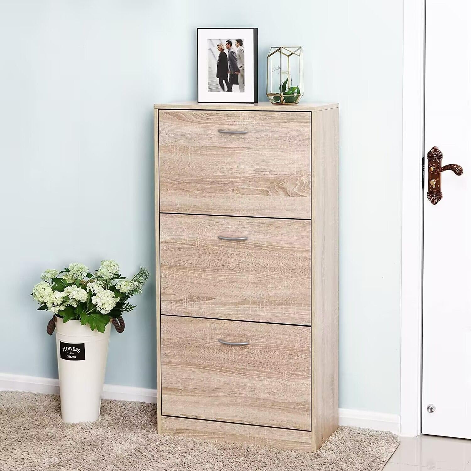 YardGo Freestanding Shoes Cabinet, One Size, Wood