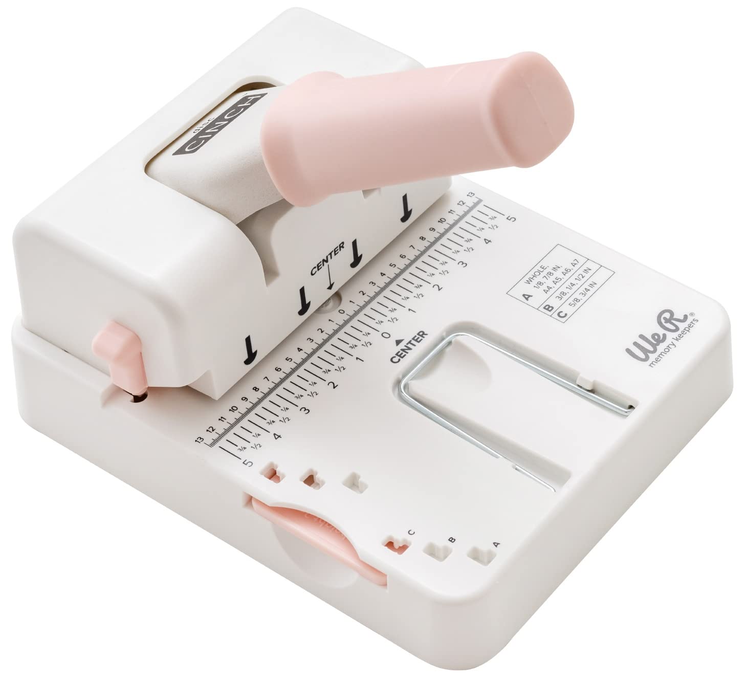 We R Memory Keepers Mini Cinch Bundle Includes Book Binding Machine, 16 Wires, Wire Cutters, and Six Black Bookboards, Easy to Use Design, Ruler, Wire or Spiral Coils, DIY Books, Notebooks, Calendars