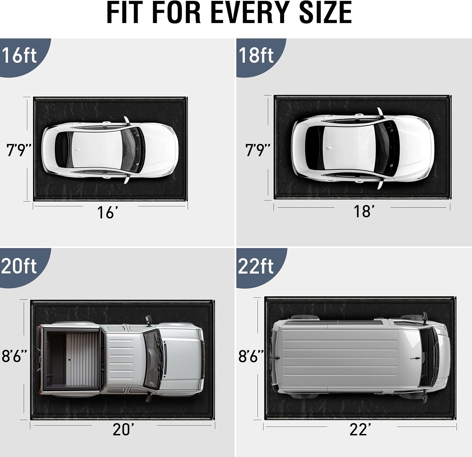 Garage Floor Mat, (8'6
