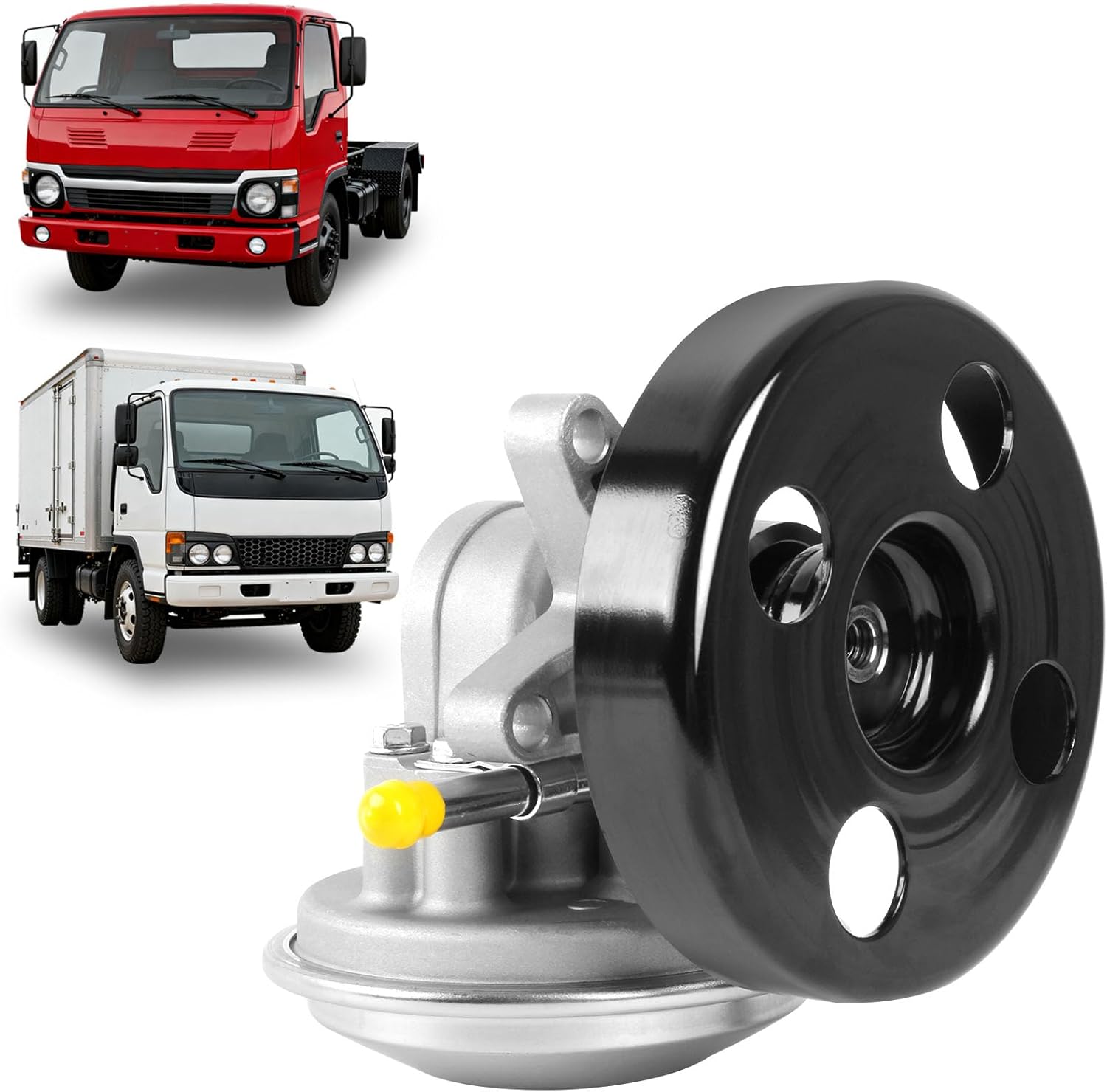 Vacuum Pump with Pulley 904-862 Compatible for 1995-2020 Isuzu NPR NPR-HD L31 LQ4 L05 LY6 L96 3.9L 4.8L 5.2L 5.7L 6.0L Gas V8 L4, Replace Number 8972410351,8-97241-035-1,97241035
