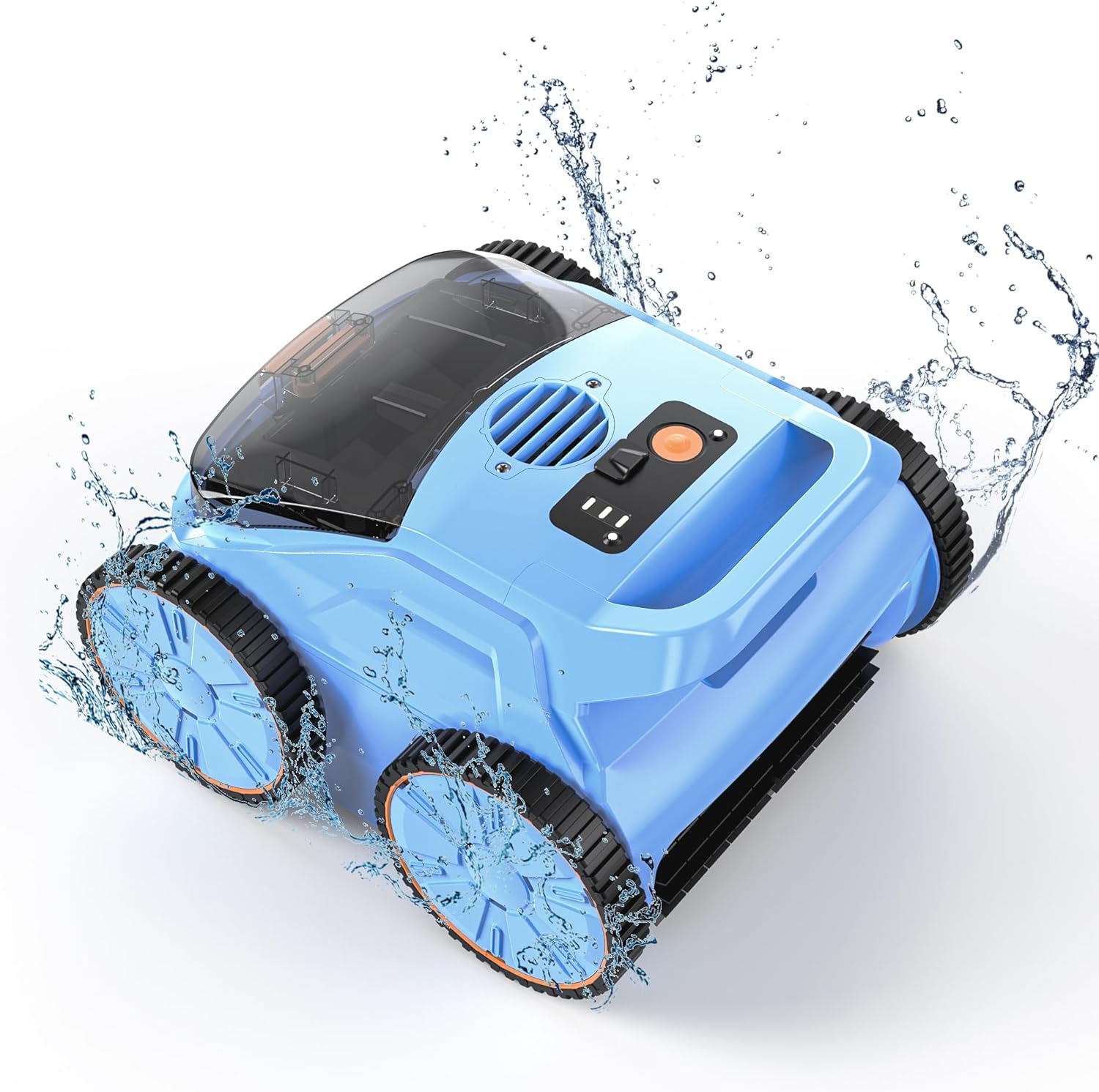 (2025 Upgrade) Pool Vacuum Cordless Robotic Pool Cleaner, 4-in-1 Floor/Wall/Waterline Cleaning/Smart Navigation, 180 Mins Runtime Pool Vacuum for Inground Pools Up to 2100 Sq.ft