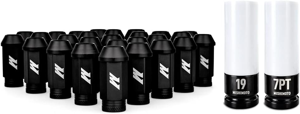 Mishimoto Aluminum Locking Lug Nuts, M12 X 1.5 Compatible with Ford Bronco 2021+