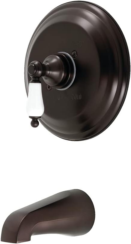 Kingston Brass KB3635PLTO Vintage Single Handle Tub and Shower Faucet, Tub only, Oil Rubbed Bronze