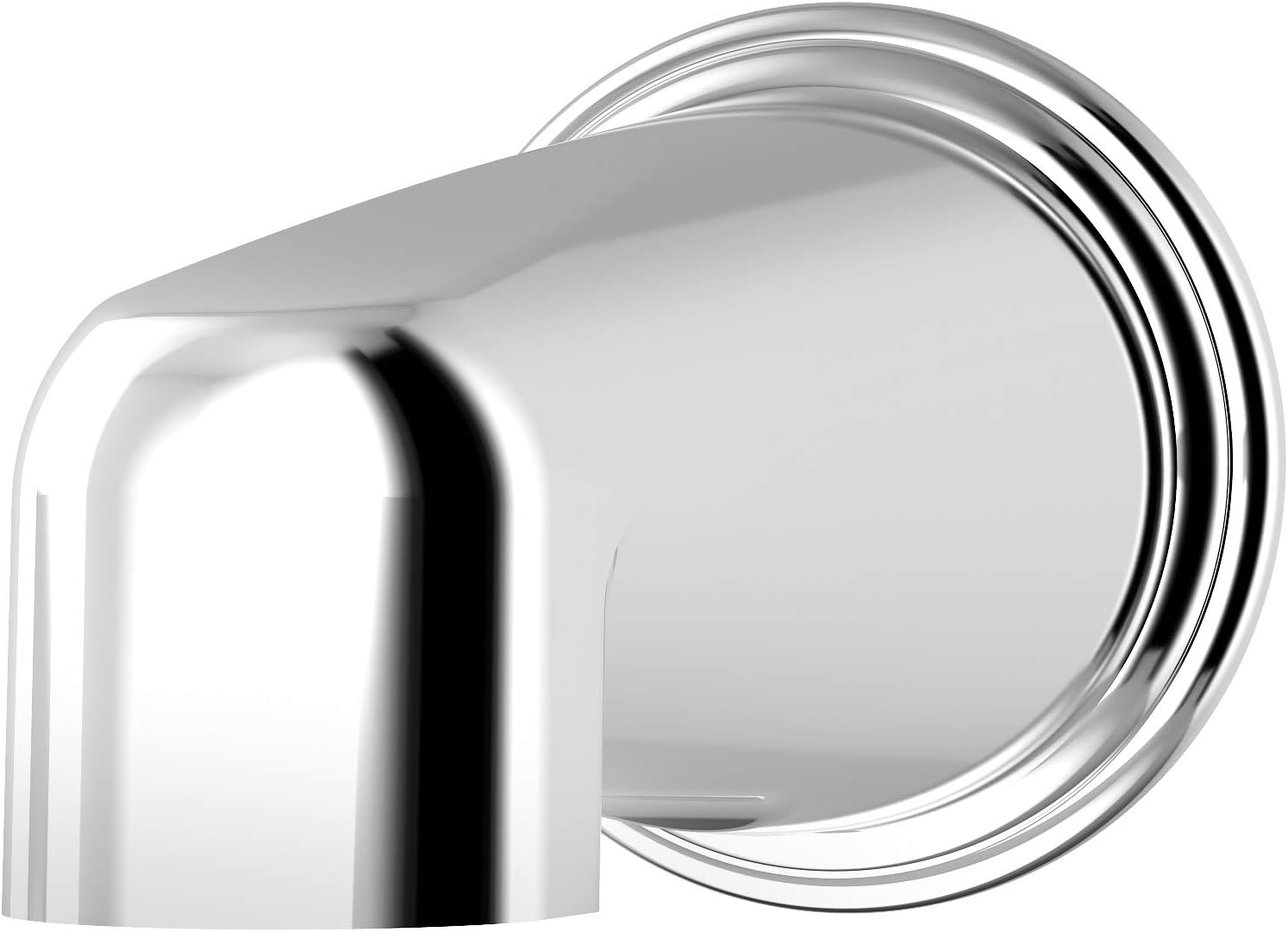 Symmons 552TS-STN Elm Non-Diverter Tub Spout in Satin Nickel, Large