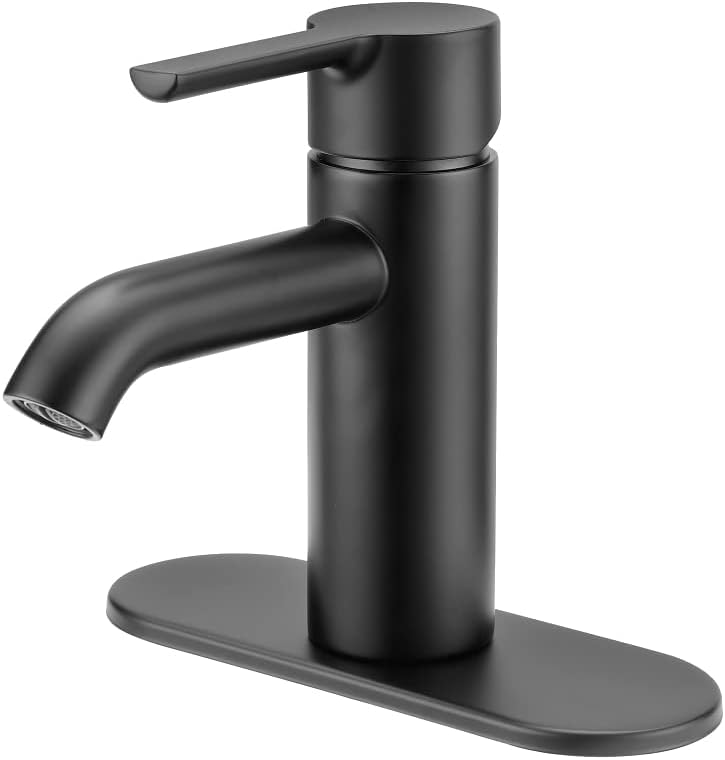 Boston Harbor FAUCET SNGL HNDL PSH POPUP BLK FS6A0128BL