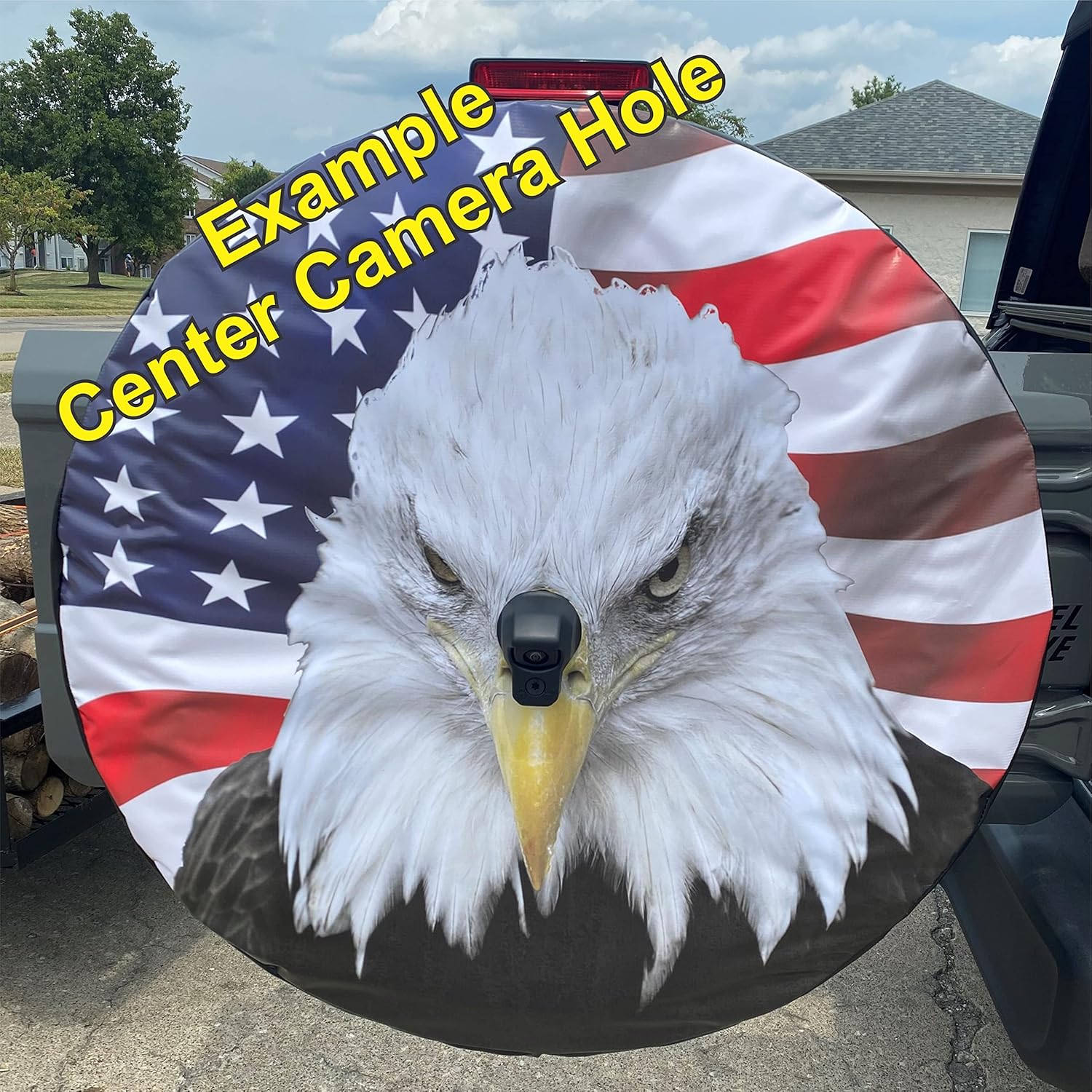 Tire Cover Central Be Patient Im Pushing Spare Tire Wheel Cover for RV Camper and All Other Spare tire Size (See Drop Down menu)