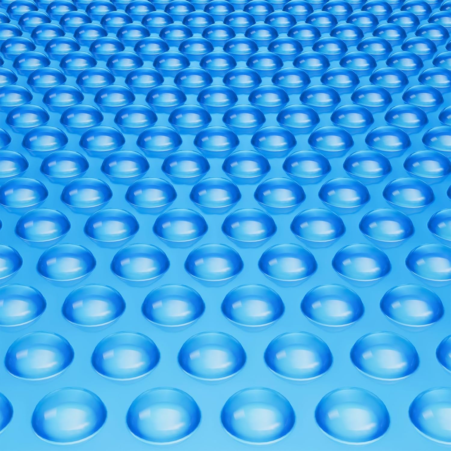 VEVOR Solar Pool Cover, 40 x 20 ft Rectangle Solar Cover 16 mil for Pools, Inground Above Ground Swimming Pool Solar Blanket with Bubble, Heat Retaining Solar Covers Blue