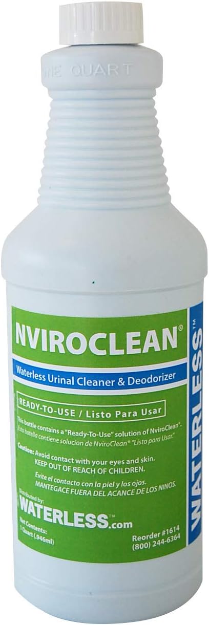 Waterless 16144 NviroClean Urinal Cleaner- Box of 4